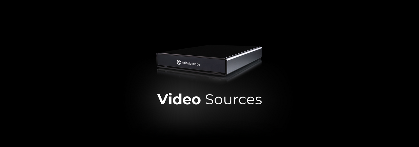 Video Sources